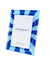 Tara Wilson Designs Frame SUNBURST Blue and Light Blue