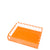 Tara Wilson Designs Tray SCALLOP Orange 7" x 9"