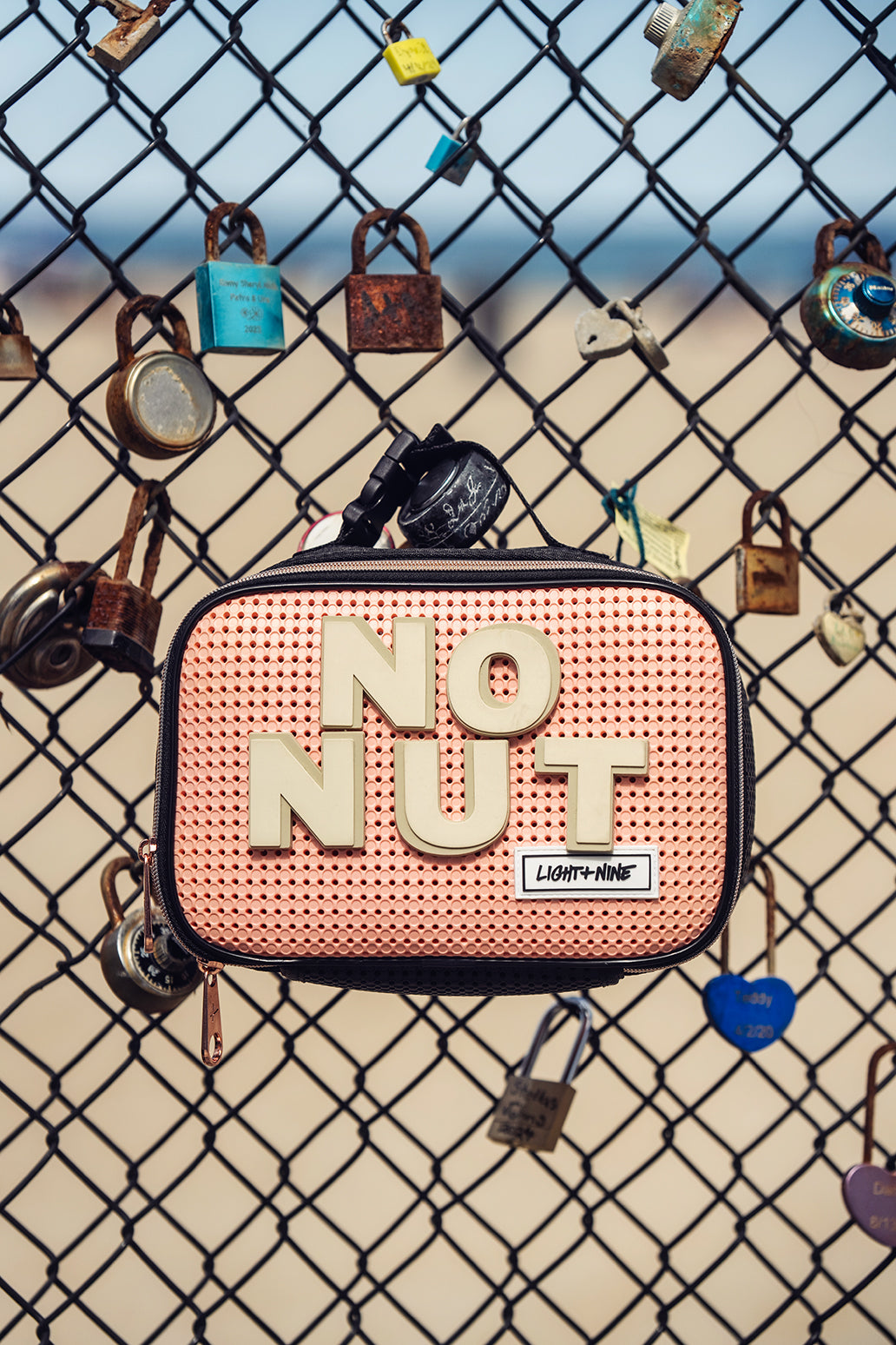 Insulated Lunch Tote Peach Blush