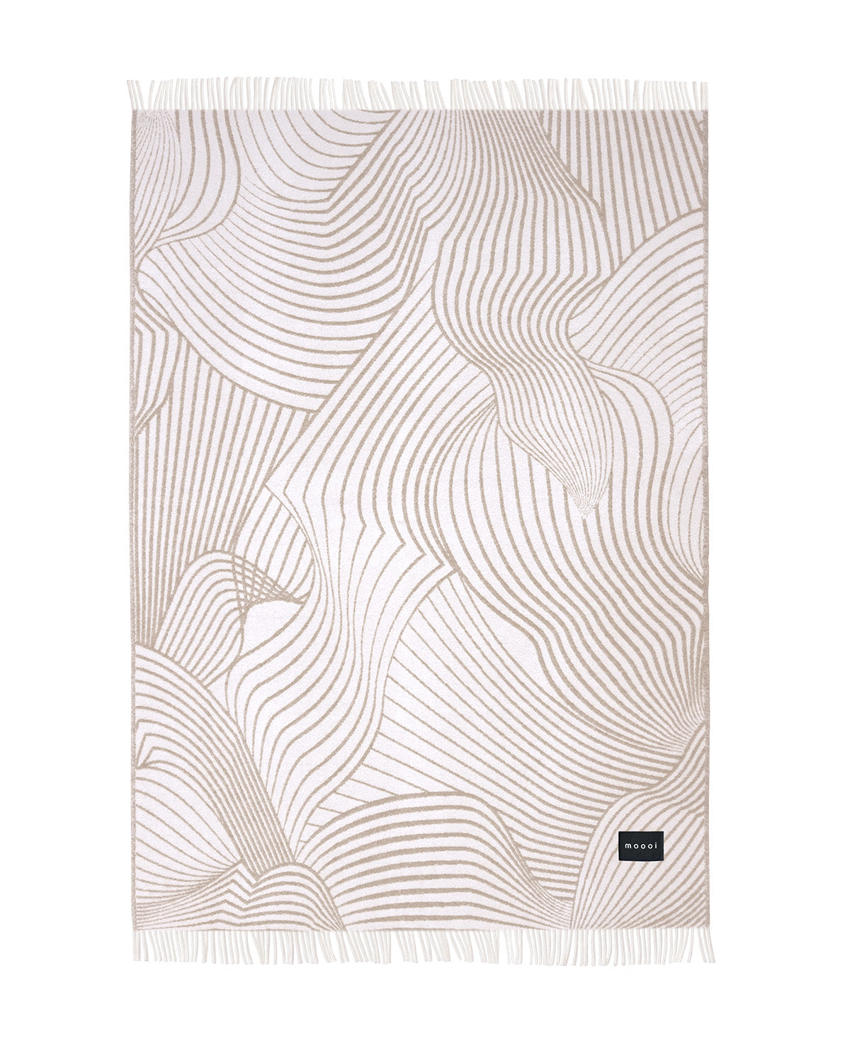 Maison Deux Blanket MOOOI TECHNO BEE Coffee Cream