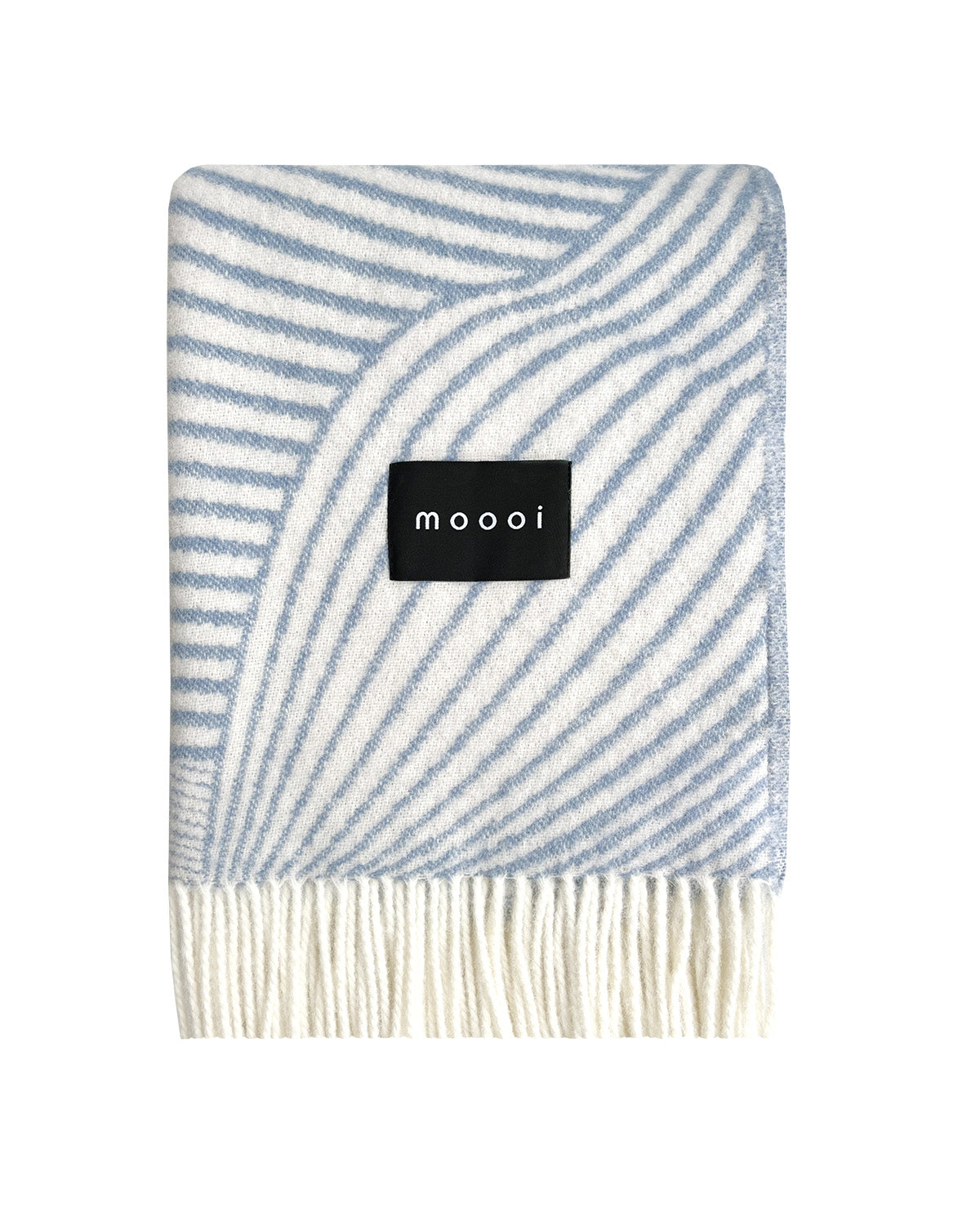 Maison Deux Blanket MOOOI TEHCNO BEE Denim Cream