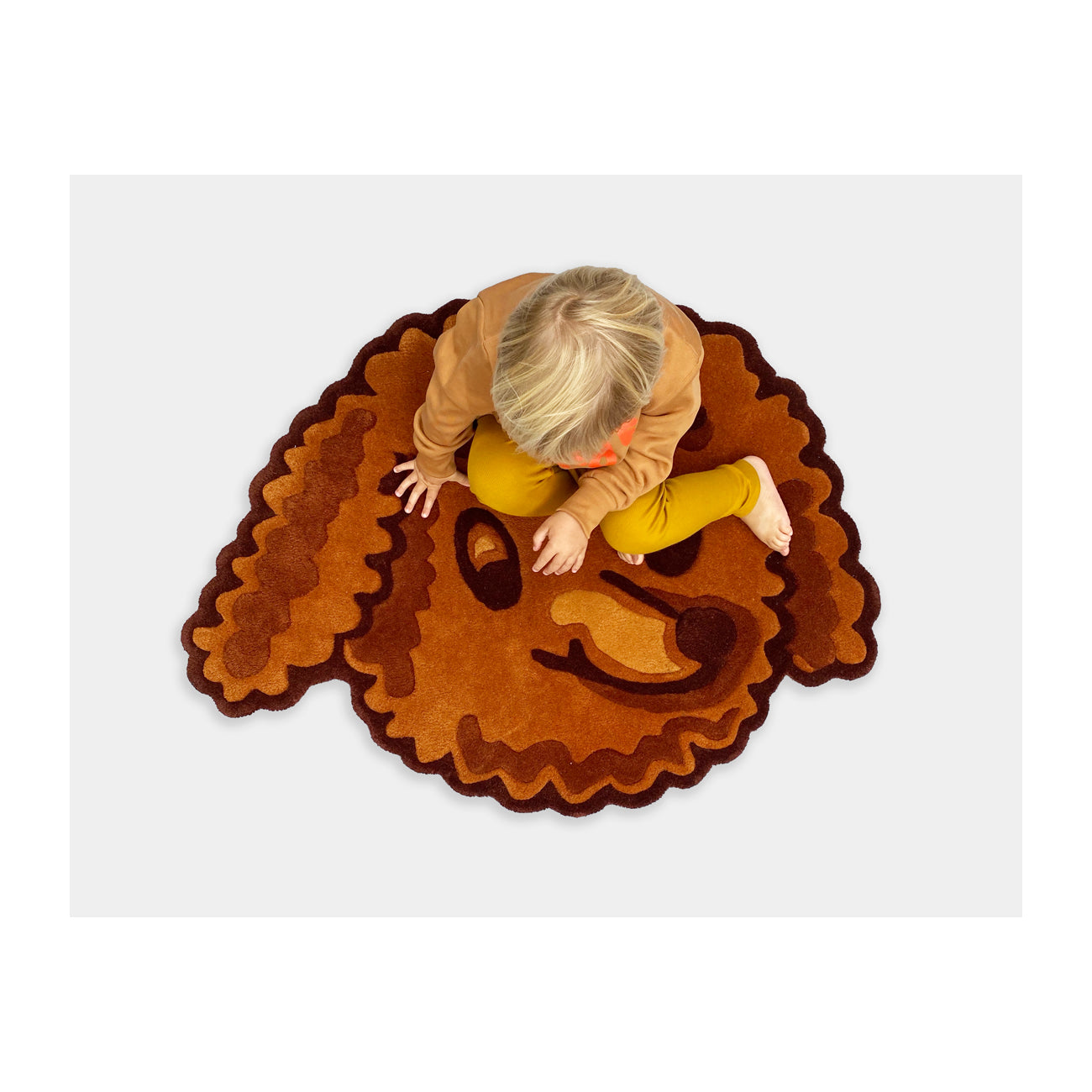 Maison Deux Rug TINY DOG 3.2 x 2.6 ft