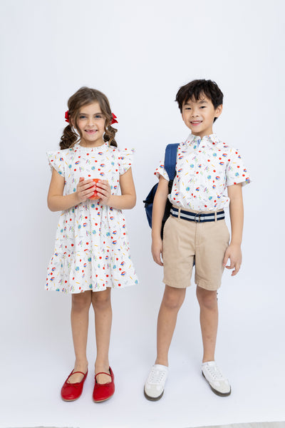 Back to School Ruffle Dress