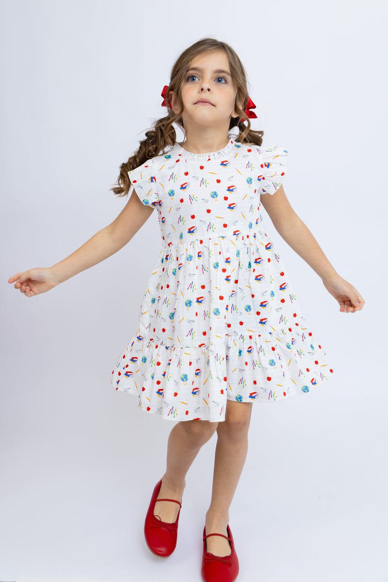 Back to School Ruffle Dress