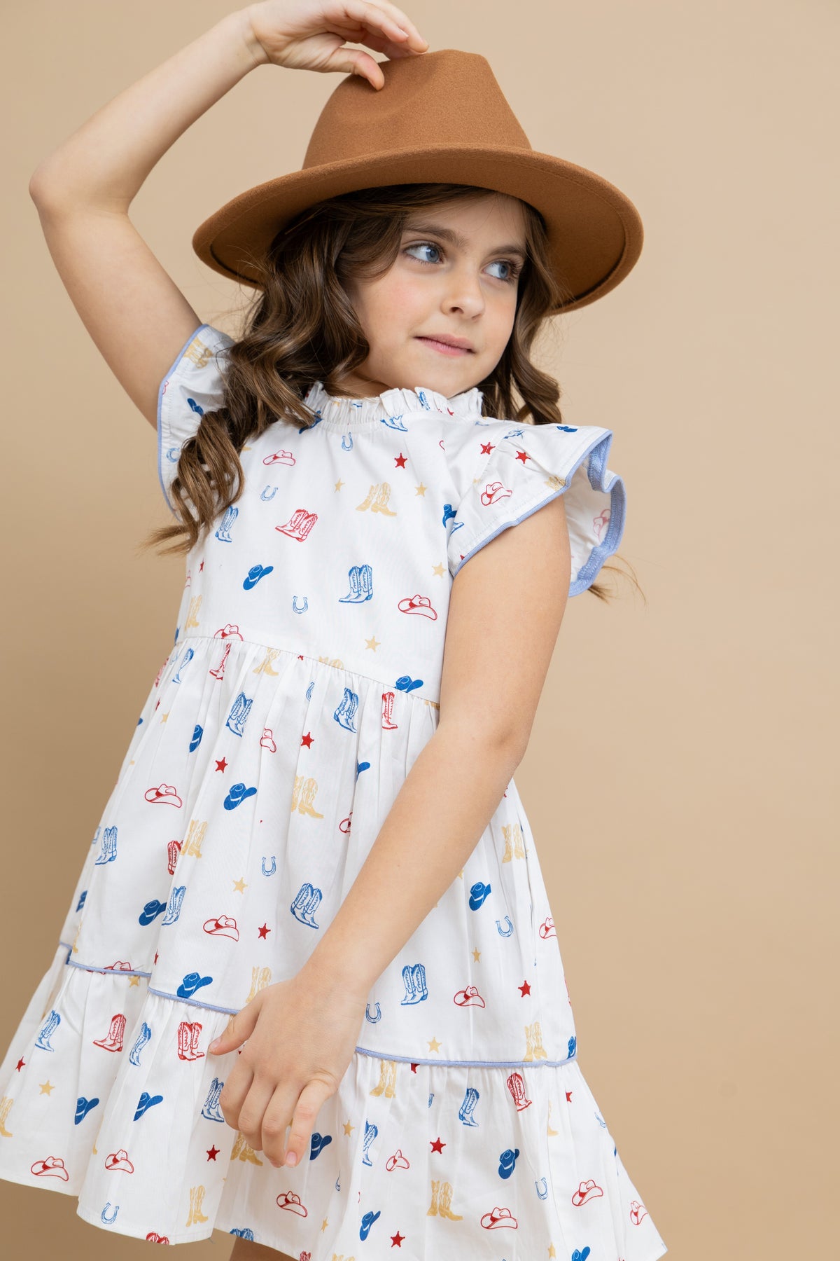 Western Ruffle Dress