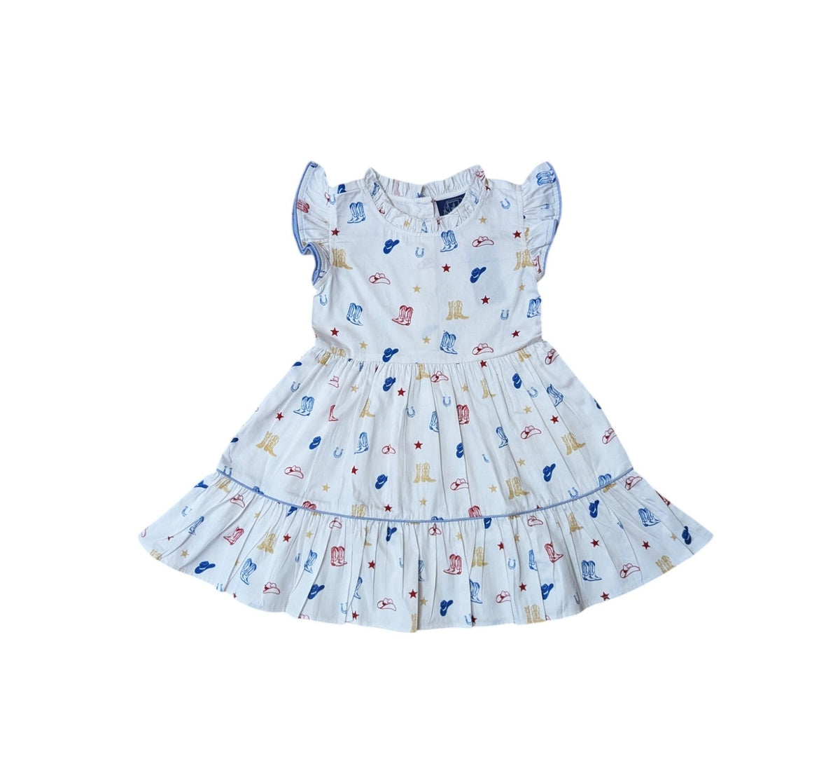 Western Ruffle Dress