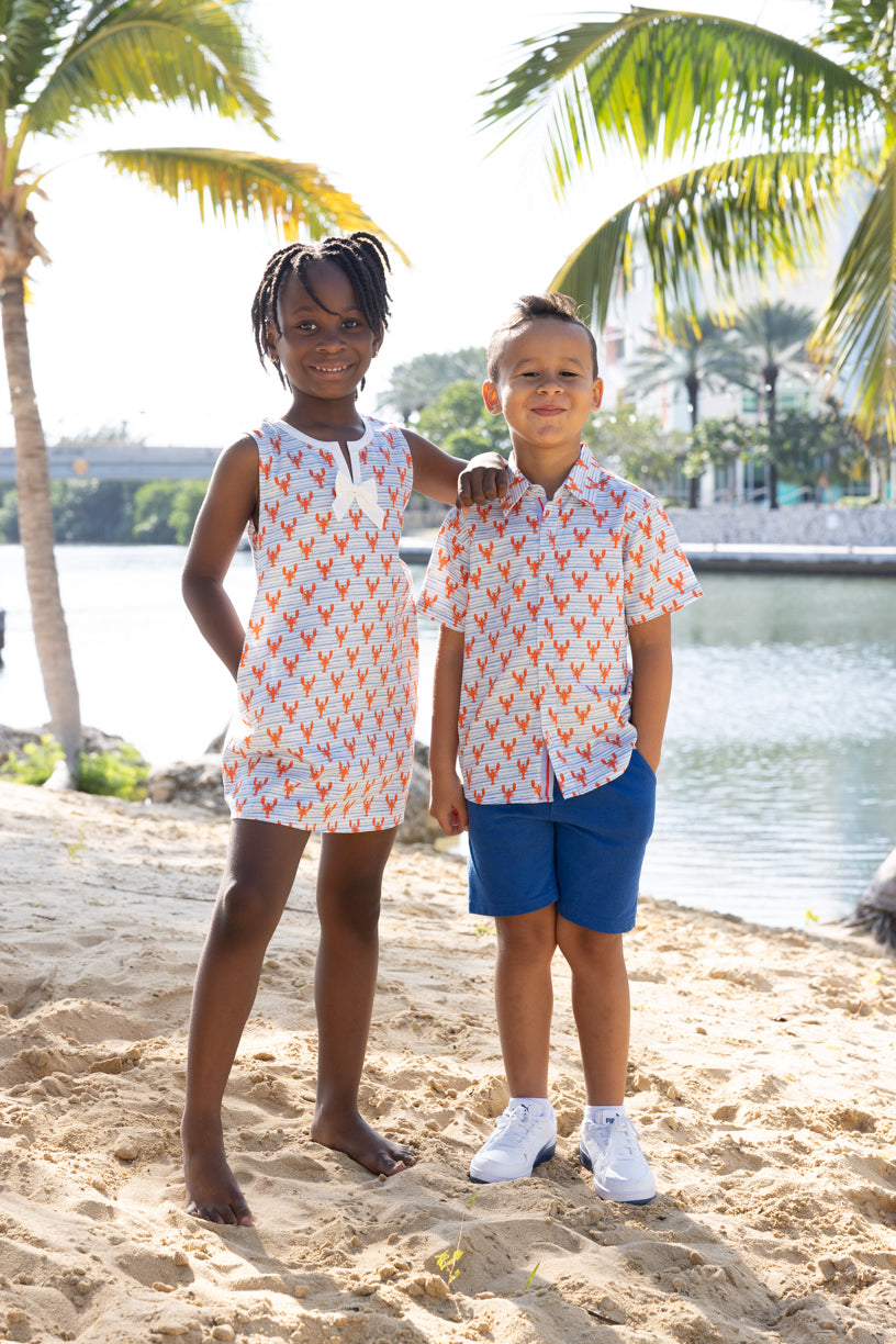Lobster Wave Shirt in Short Sleeves