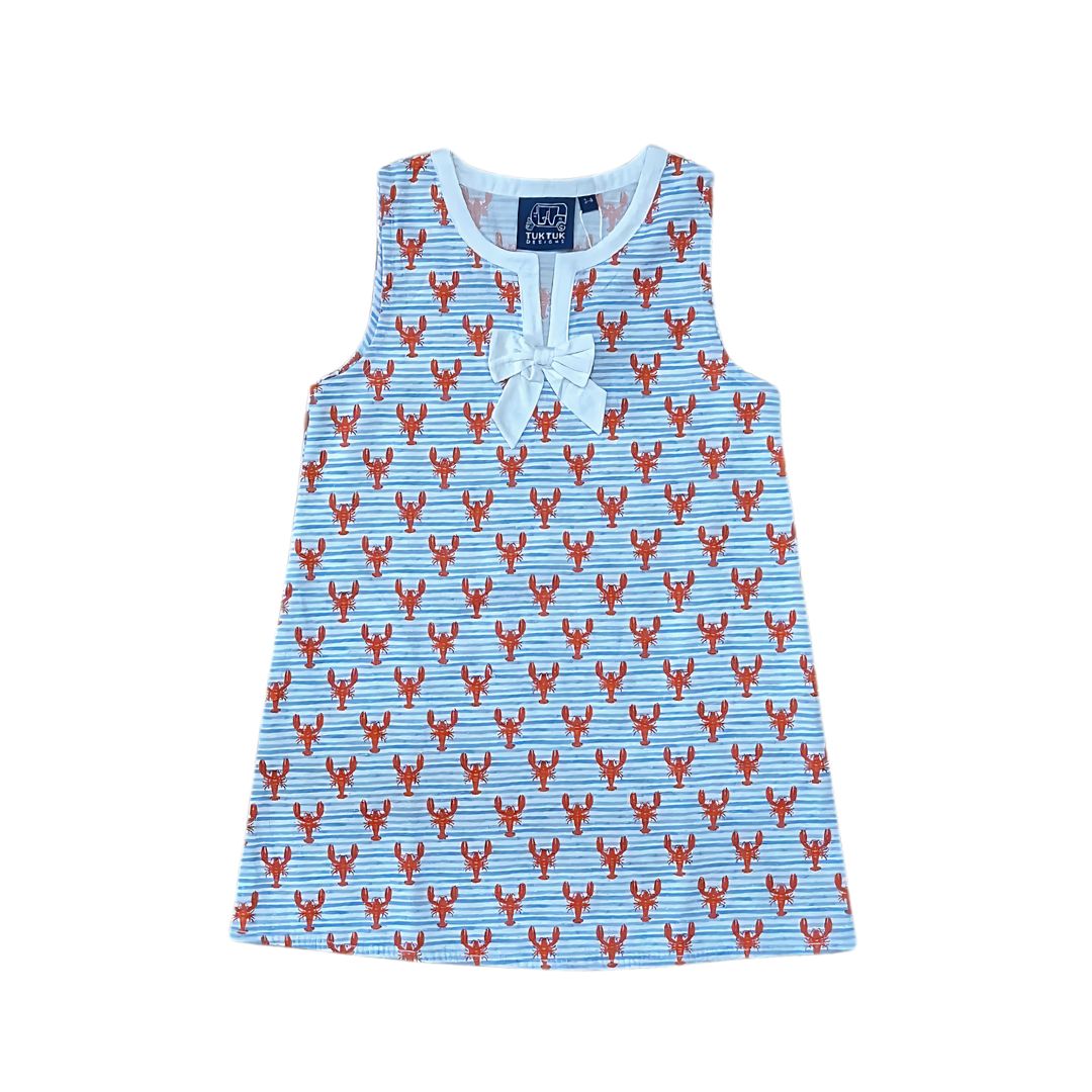 Lobster Wave Shift Dress