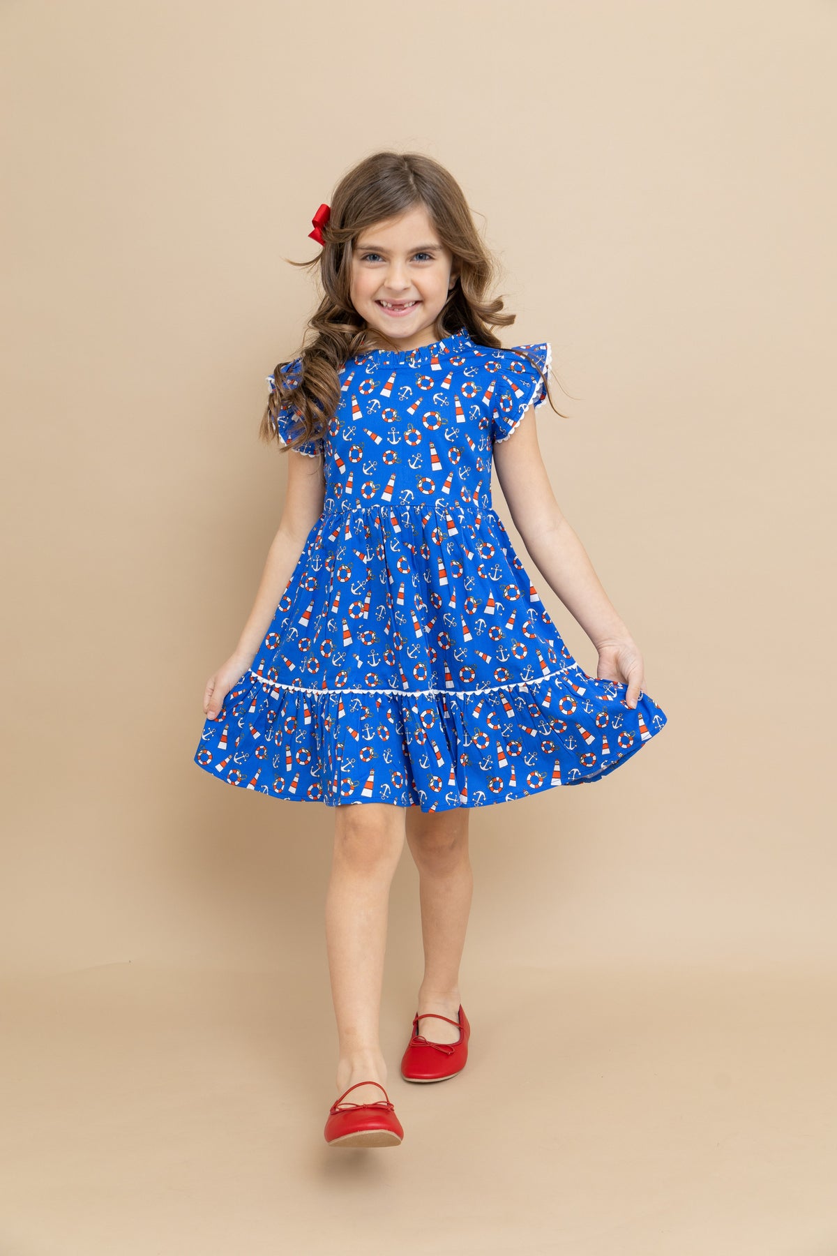 Seaside Ruffle Dress