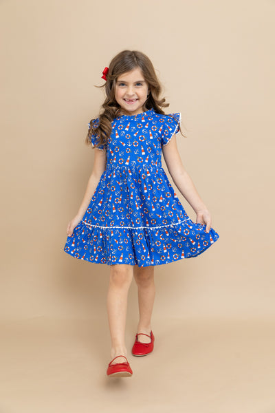 Seaside Ruffle Dress