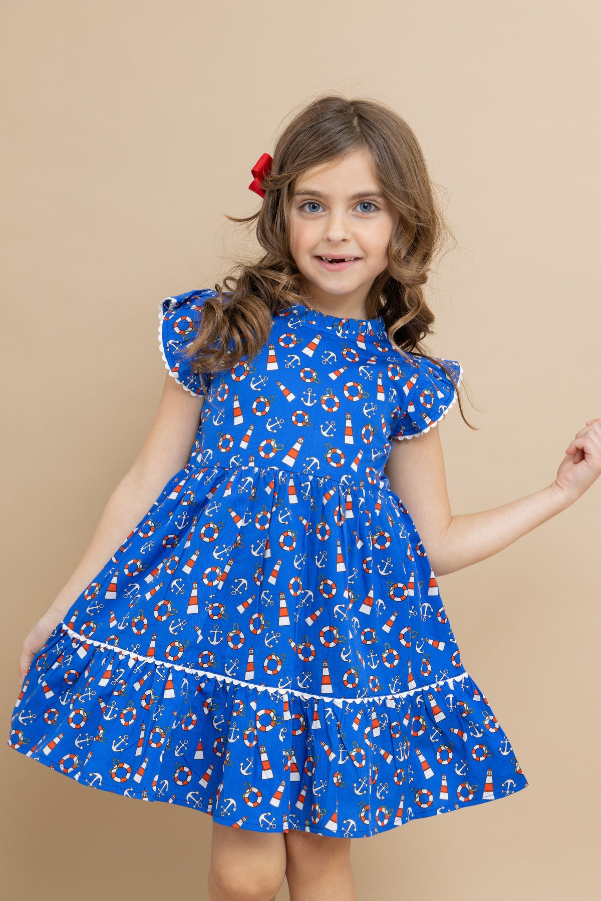 Seaside Ruffle Dress