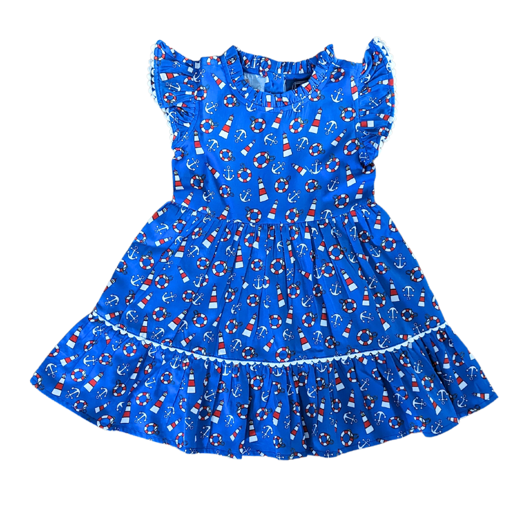 Seaside Ruffle Dress