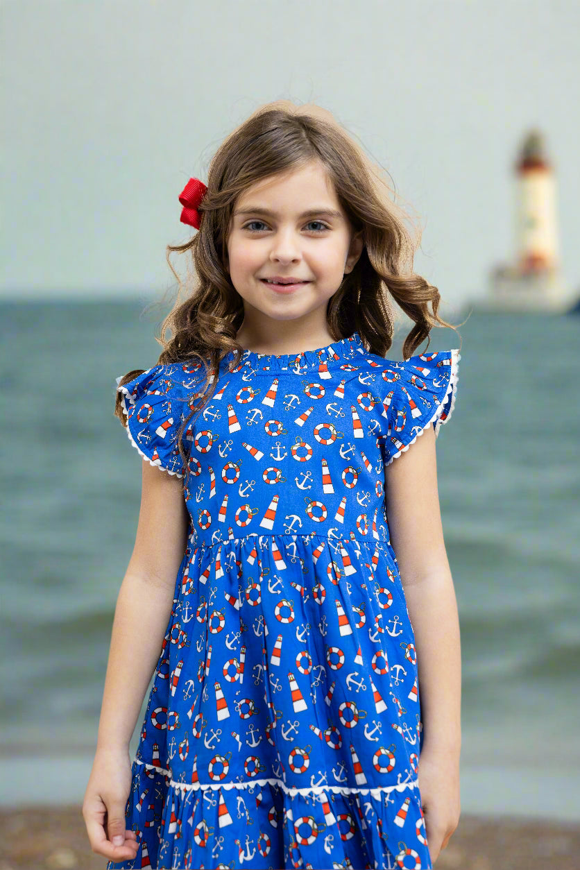 Seaside Ruffle Dress
