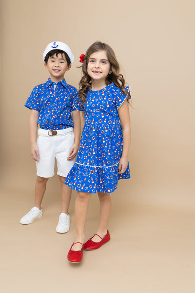 Seaside Ruffle Dress