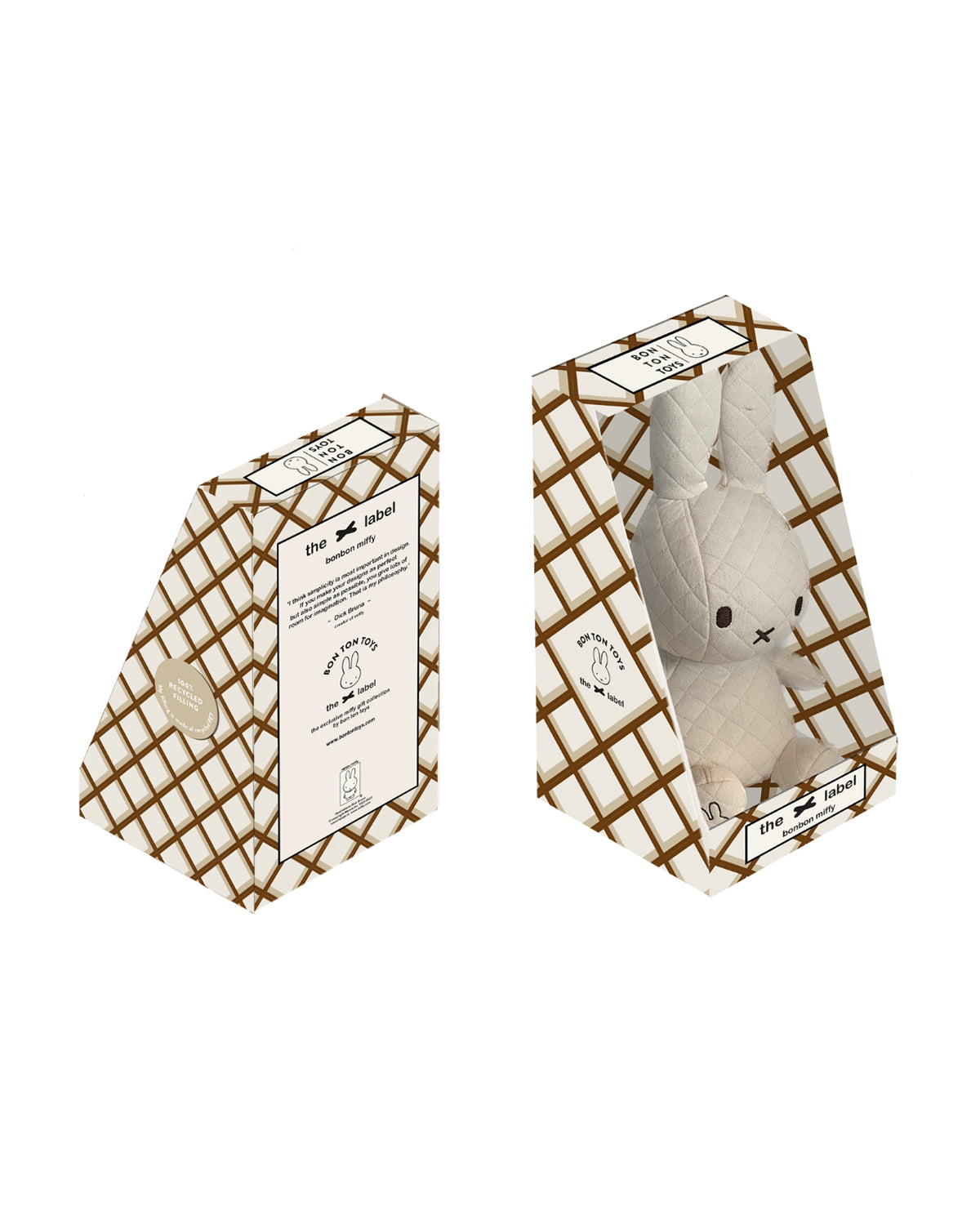 Plush MIFFY BONBON Sitting Blue in Giftbox 9