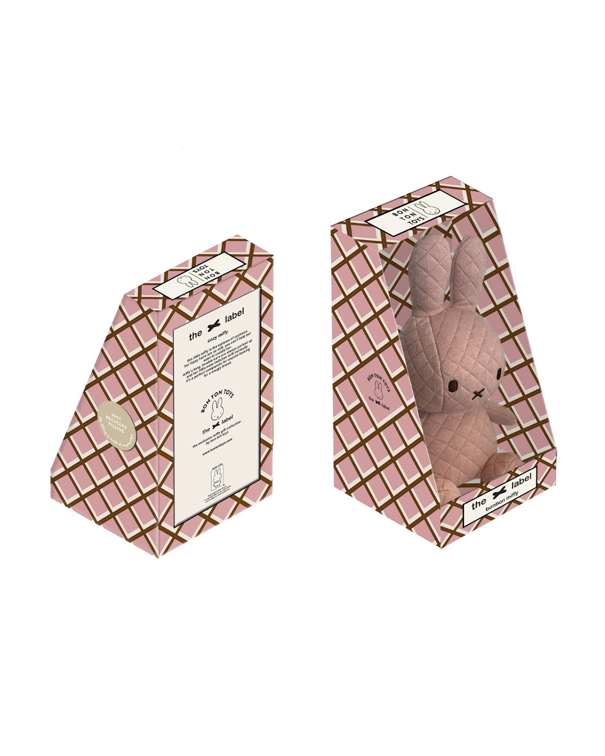 Plush MIFFY BONBON Sitting Blue in Giftbox 9