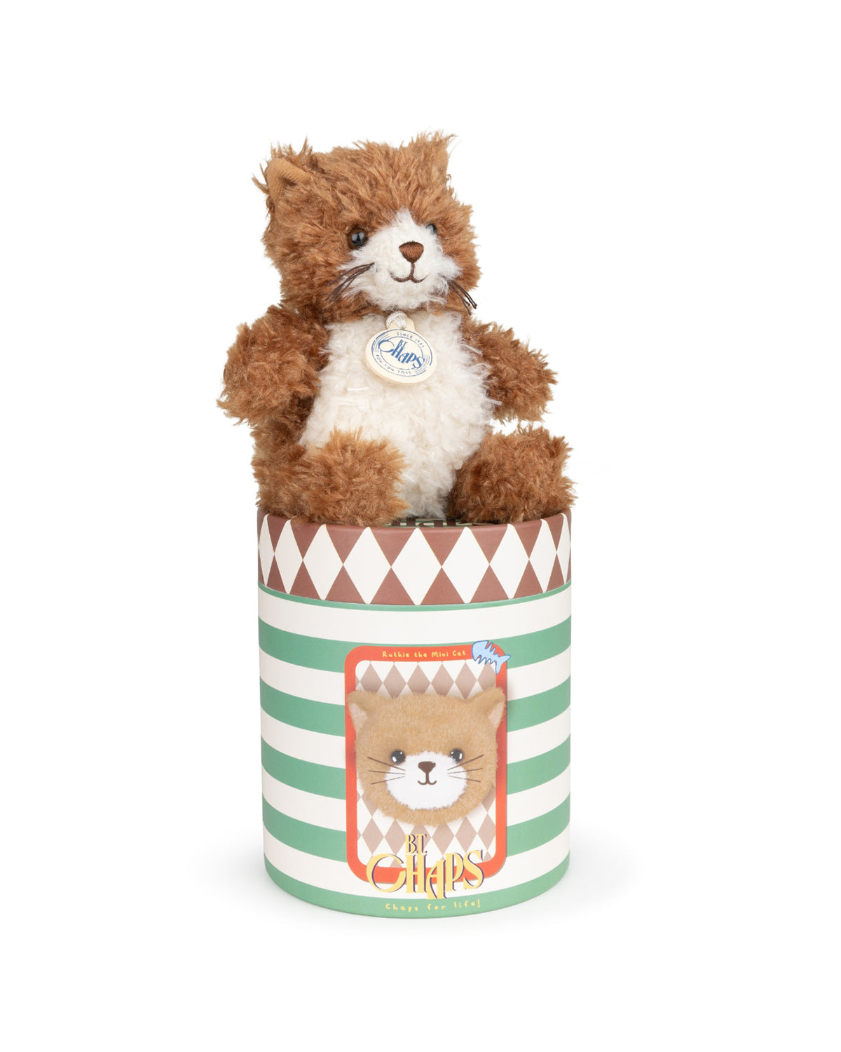 Plush BT CHAPS RUTHIE the Mini Cat in Giftbox 5"