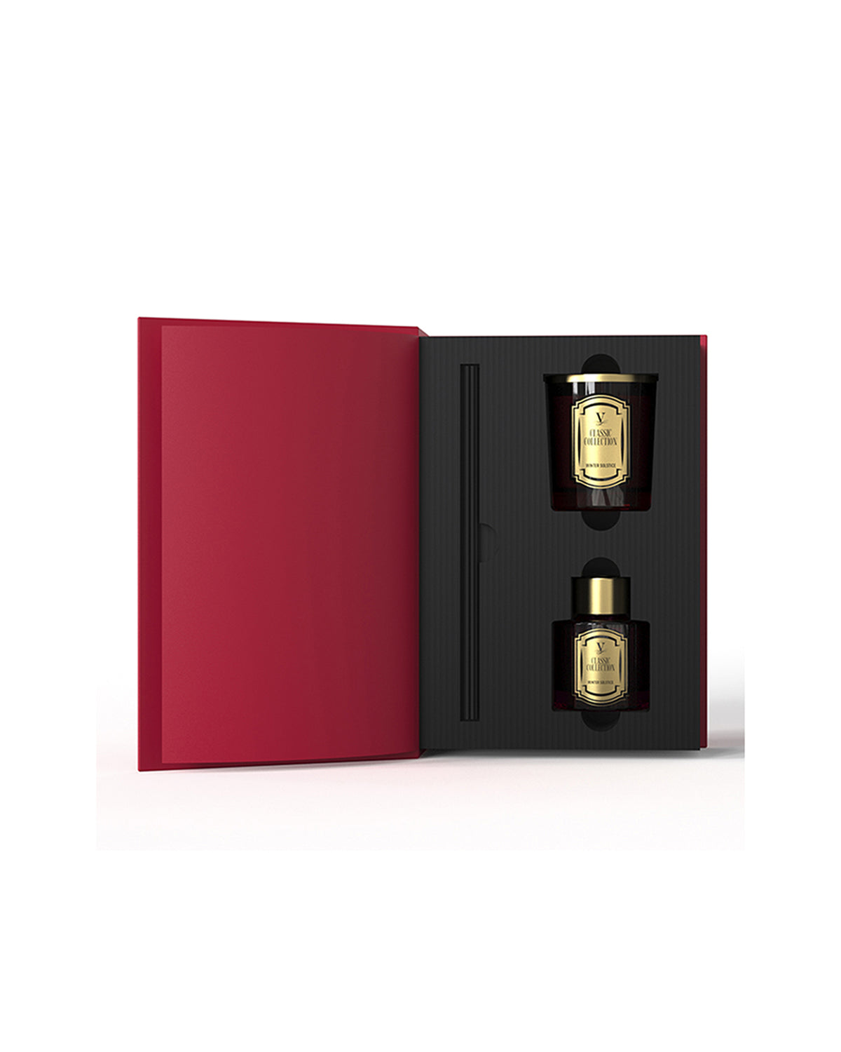 Gift Set CARDENAL WINTER SOLSTICE BOOK Candle 75gr/Diffuser 250ml