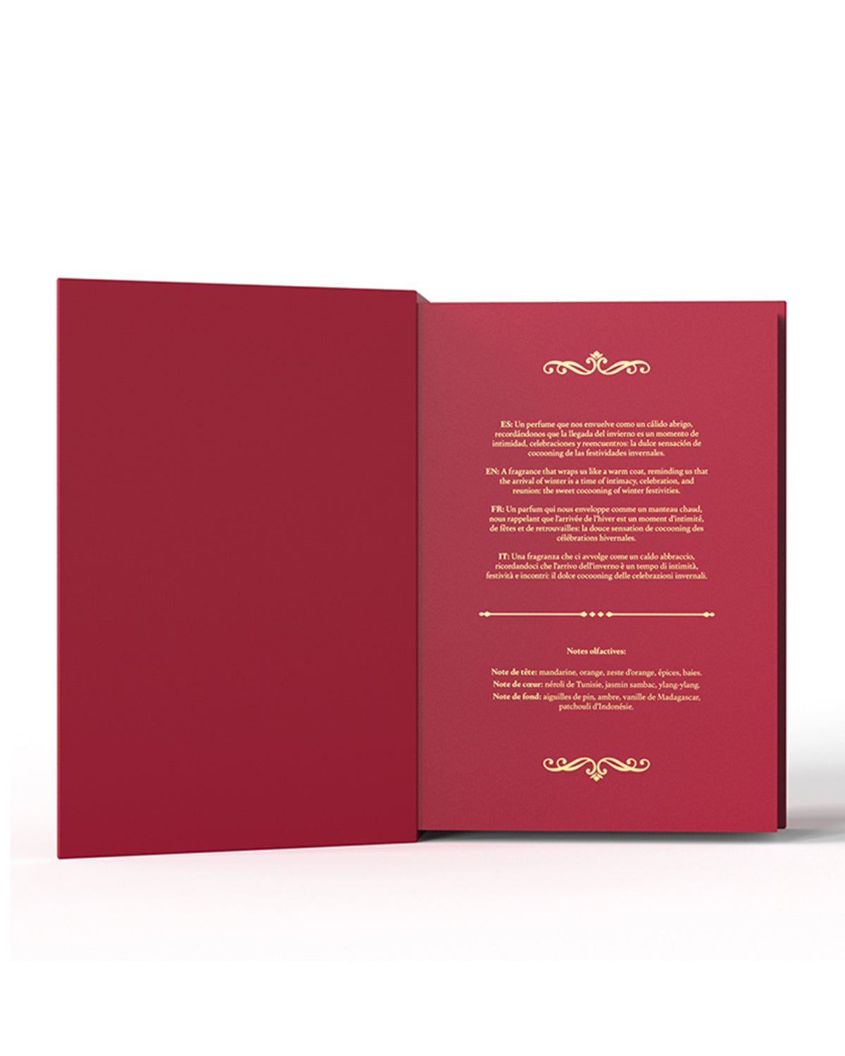 Gift Set CARDENAL WINTER SOLSTICE BOOK Candle 75gr/Diffuser 250ml