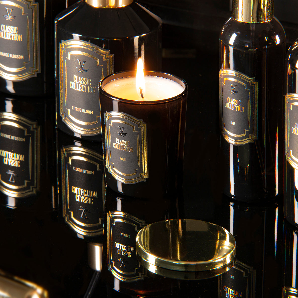 Candle in Jar CLASSIC COLLECTION ROSE 200gr