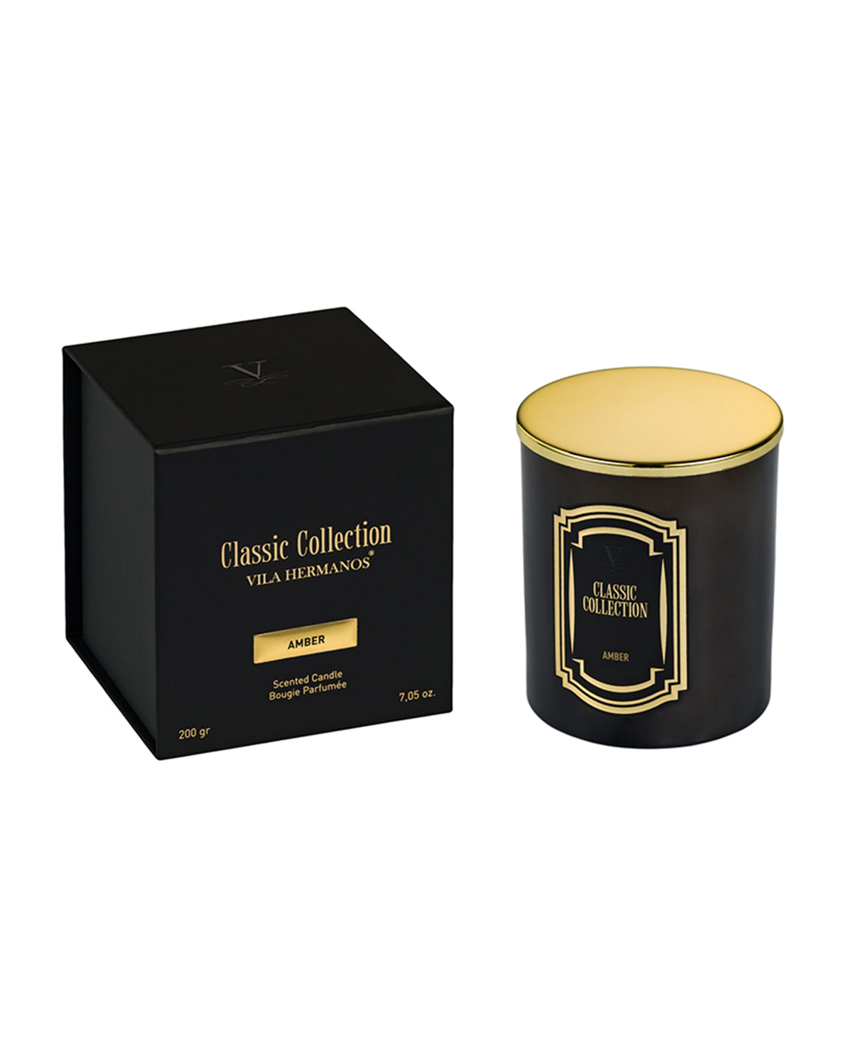 Candle in Jar CLASSIC COLLECTION amber 200gr