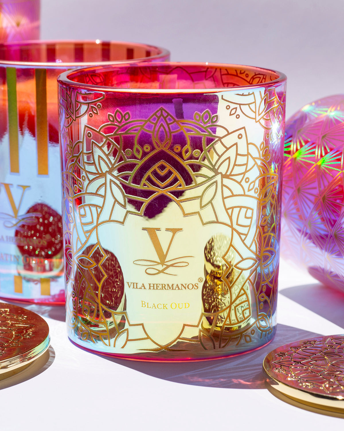 Candle in Jar OUD COLLECTION Black Oud Red Jar 200gr