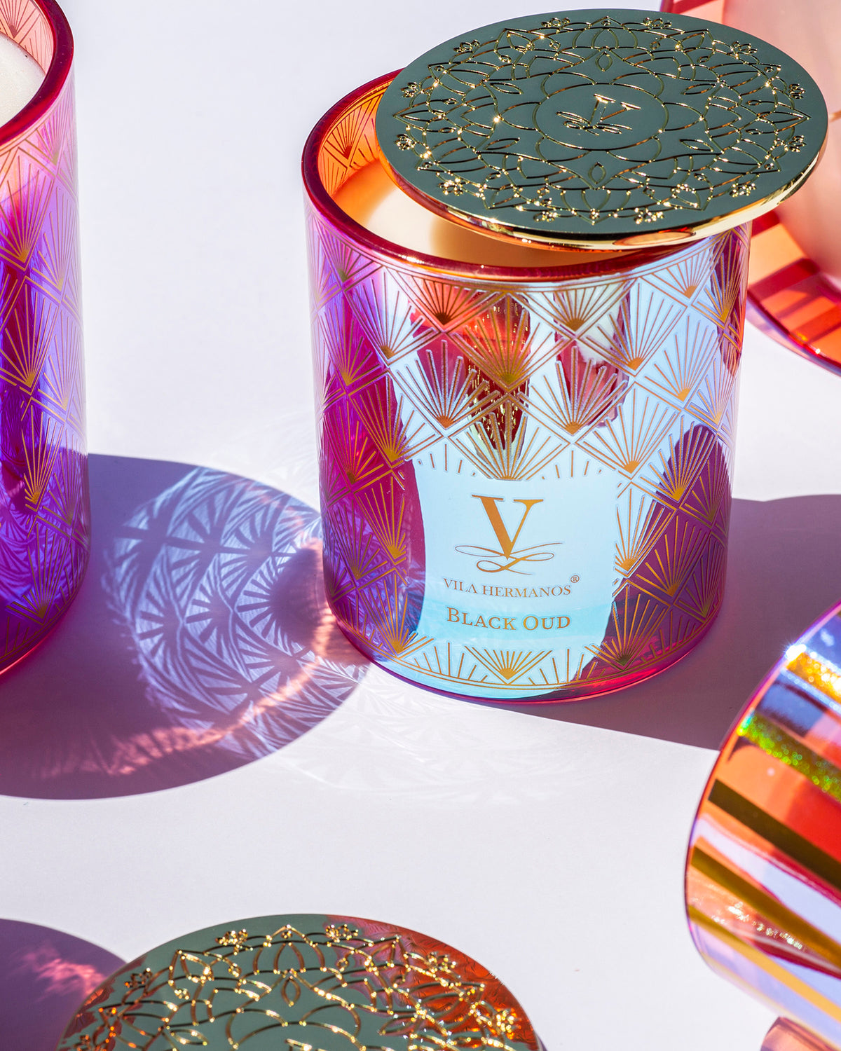 Candle in Jar OUD COLLECTION Black Oud Red Jar 200gr
