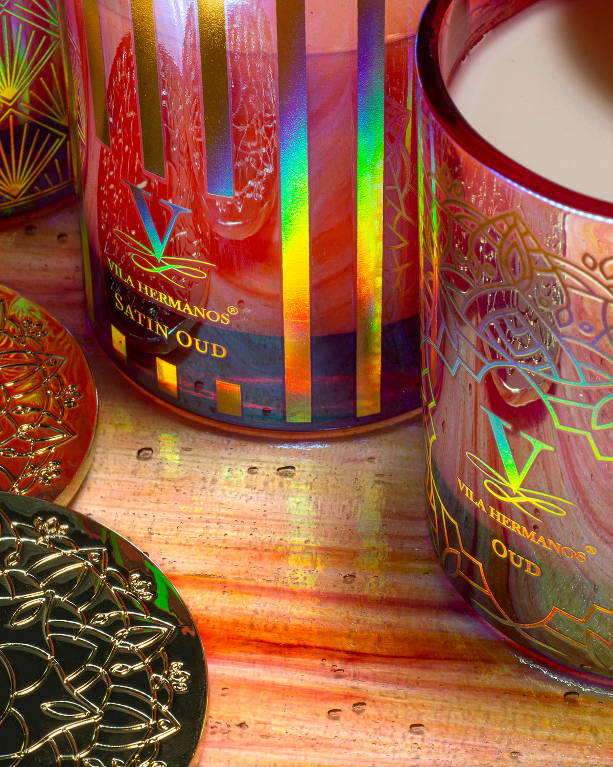 Candle in Jar OUD COLLECTION Satin Oud Red Jar 200gr