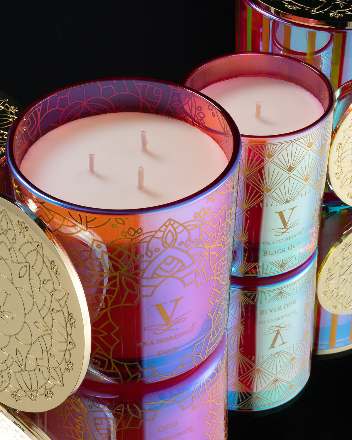 Candle in Jar OUD COLLECTION Satin Oud Red Jar 200gr