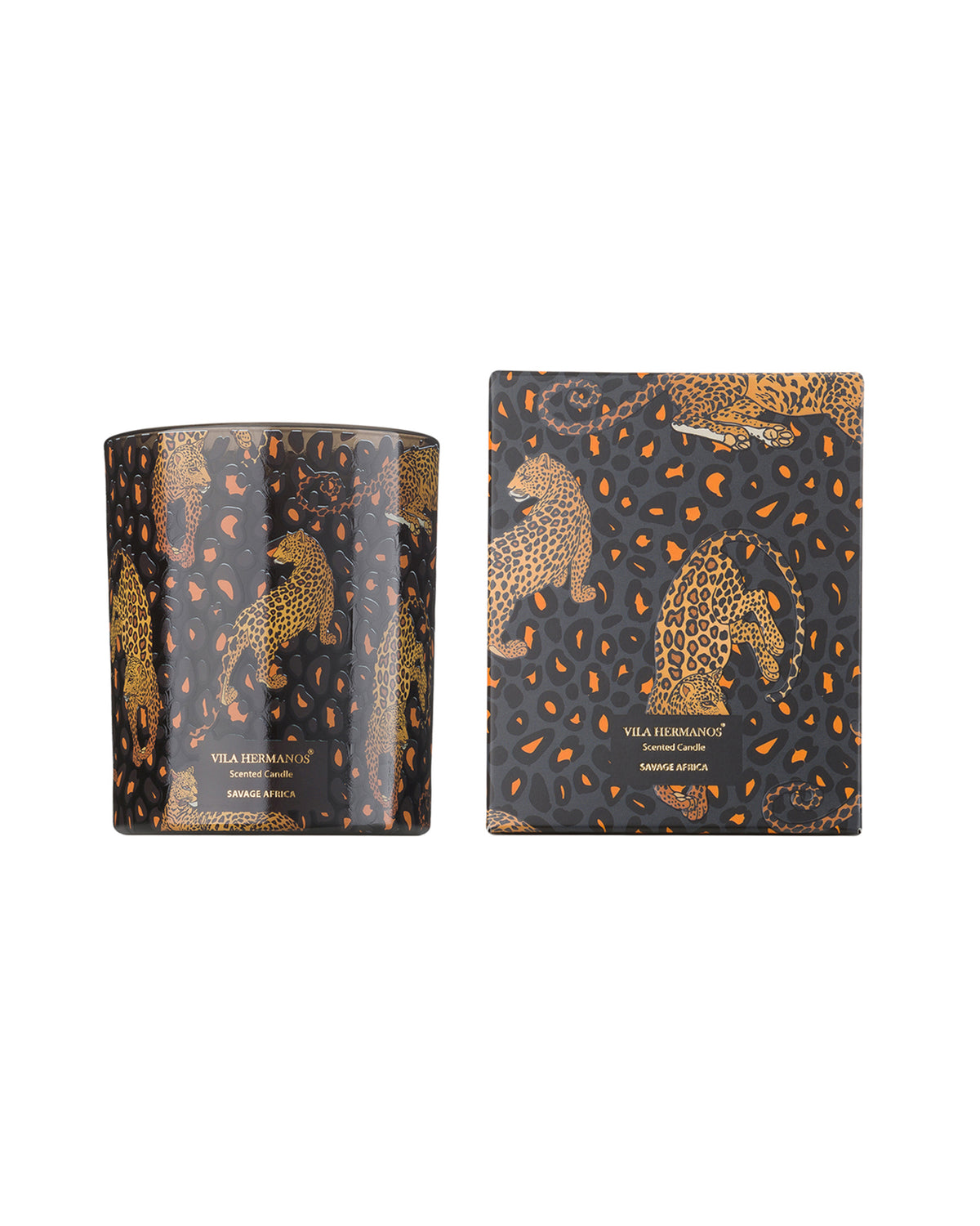 Candle in Jar JUNGLETOPIA 7oz Leopard Savage Africa