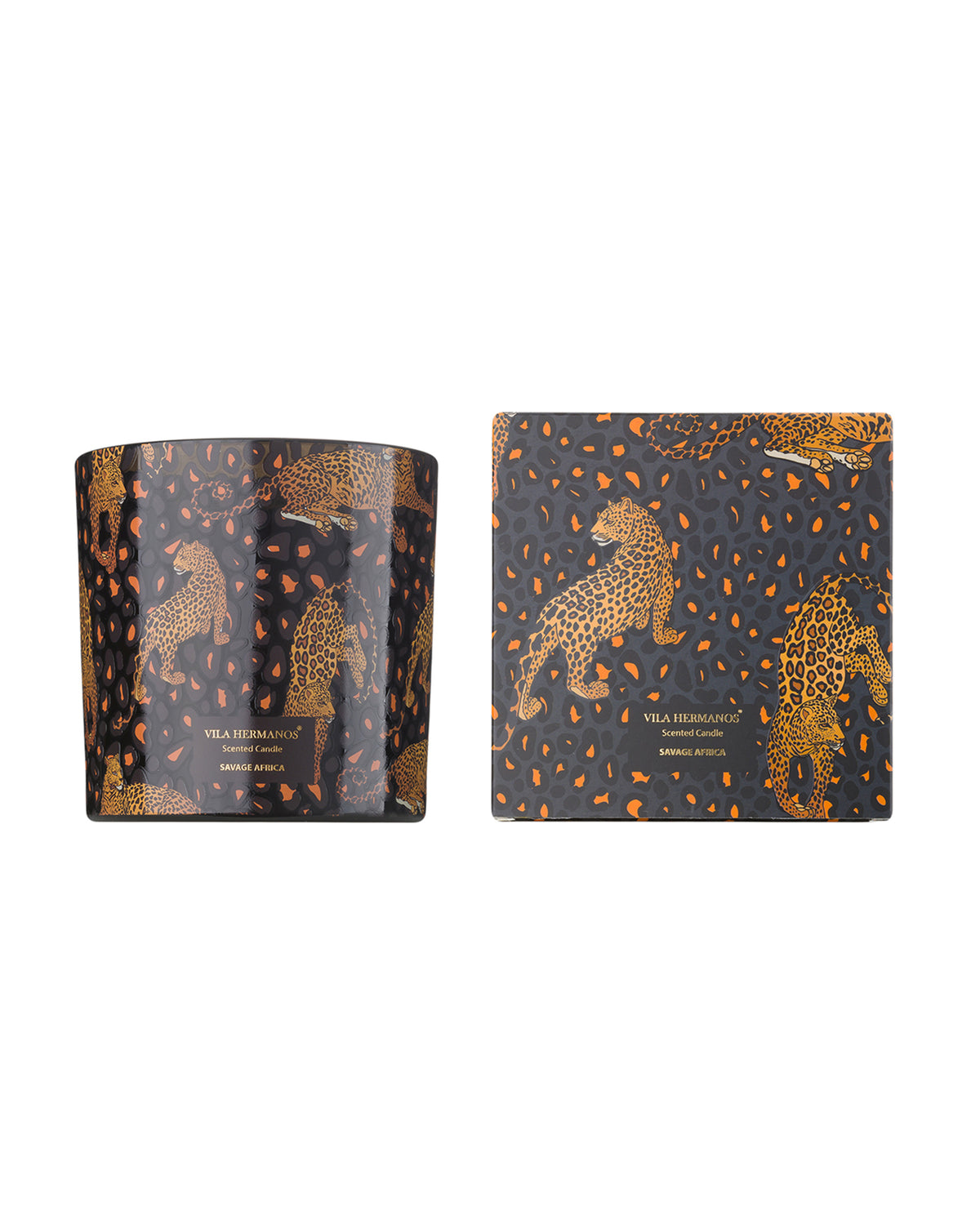 Candle in Jar JUNGLETOPIA 23oz Leopard Savage Africa
