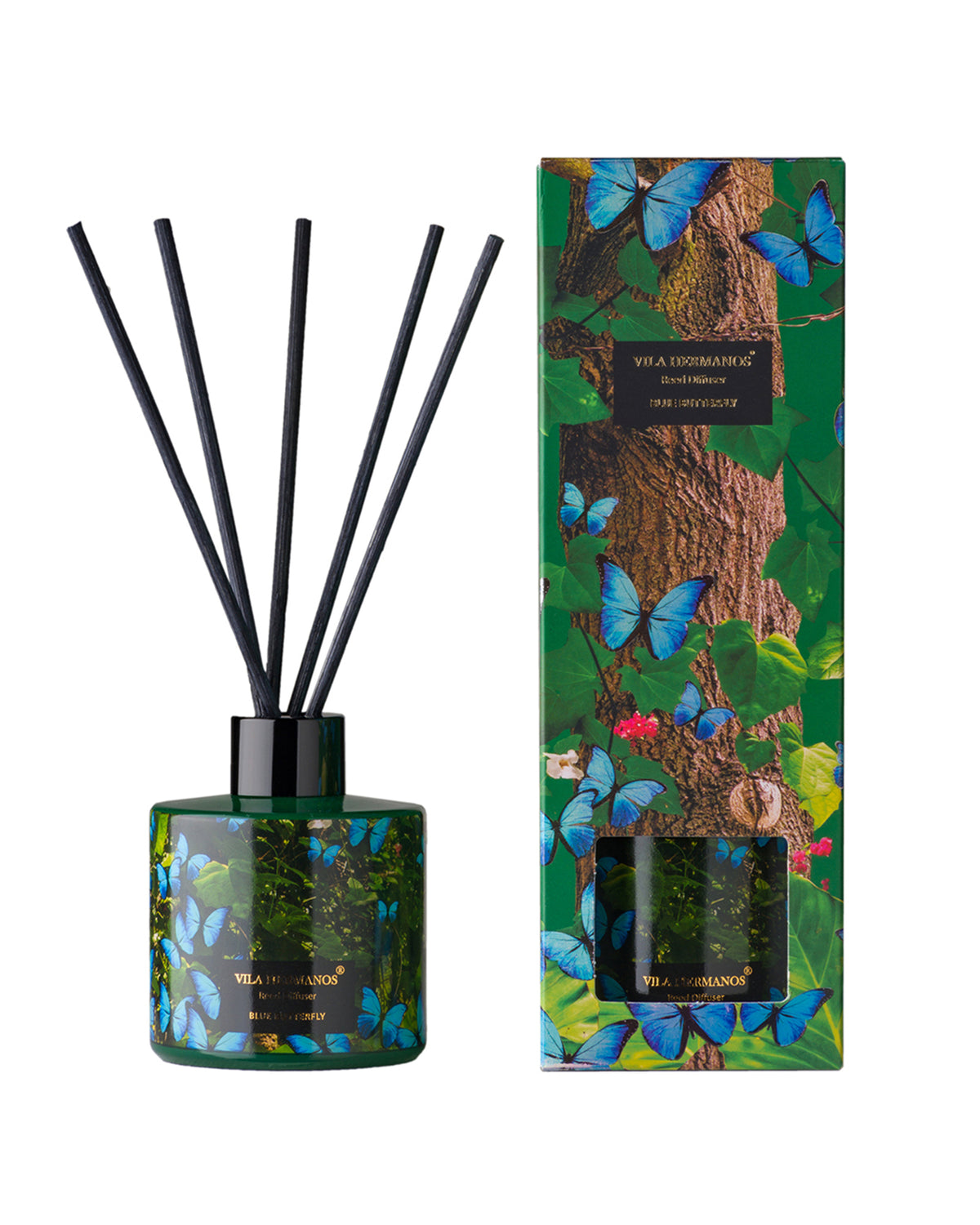 Diffuser Mikado Reed JUNGLETOPIA 3.3oz Blue Butterfly