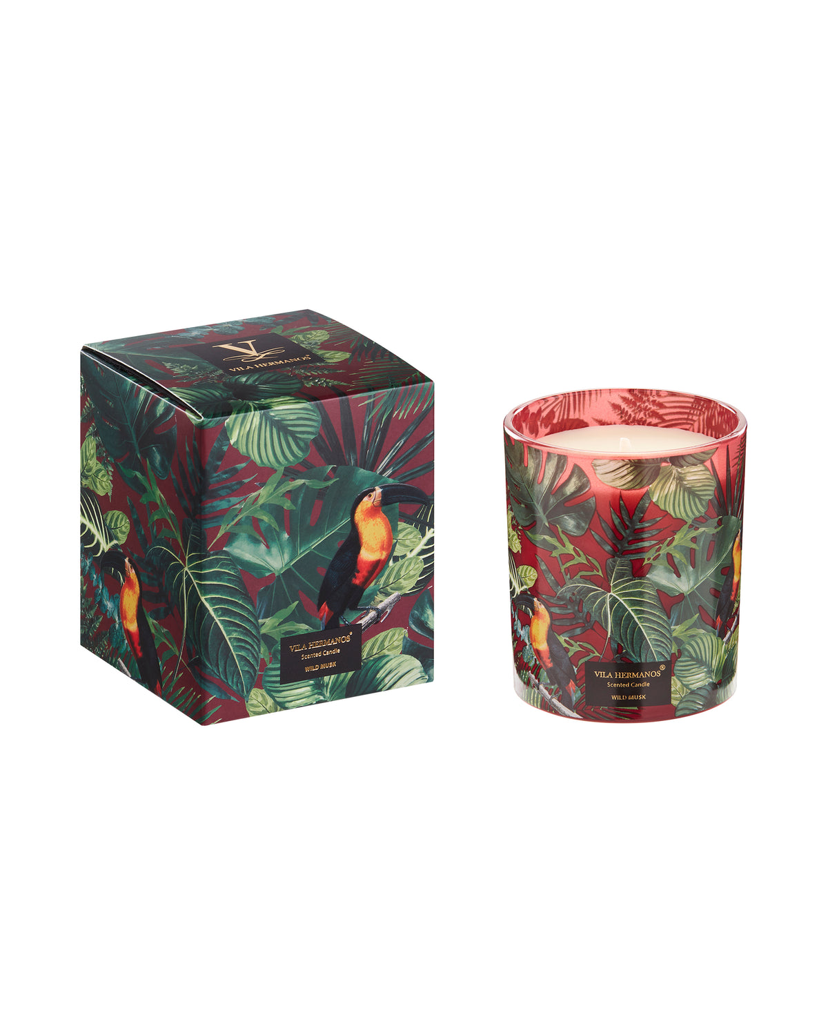 Candle in Jar JUNGLETOPIA WILD MUSK 200gr 3.35 diam. x 4.13 in