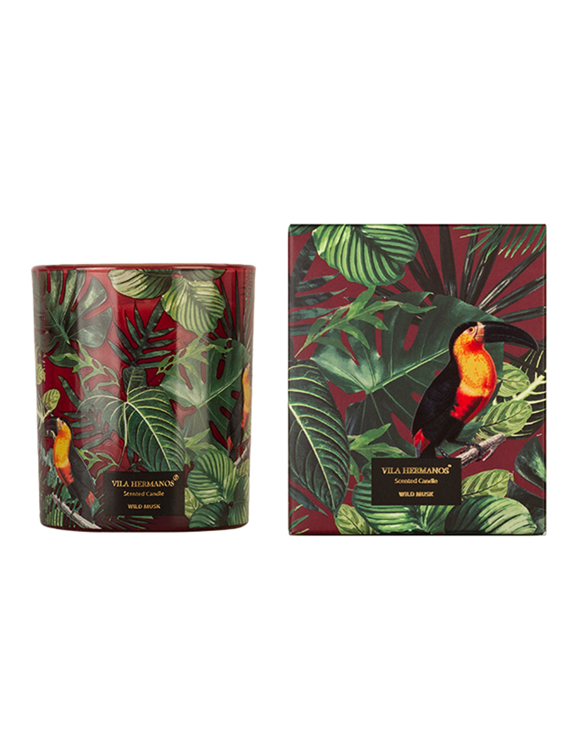 Candle in Jar JUNGLETOPIA WILD MUSK 200gr 3.35 diam. x 4.13 in