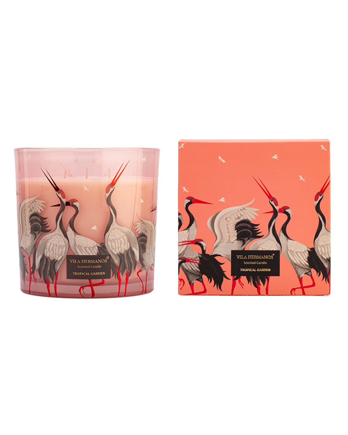 Candle in Jar JUNGLETOPIA  flamingo pink  650gr