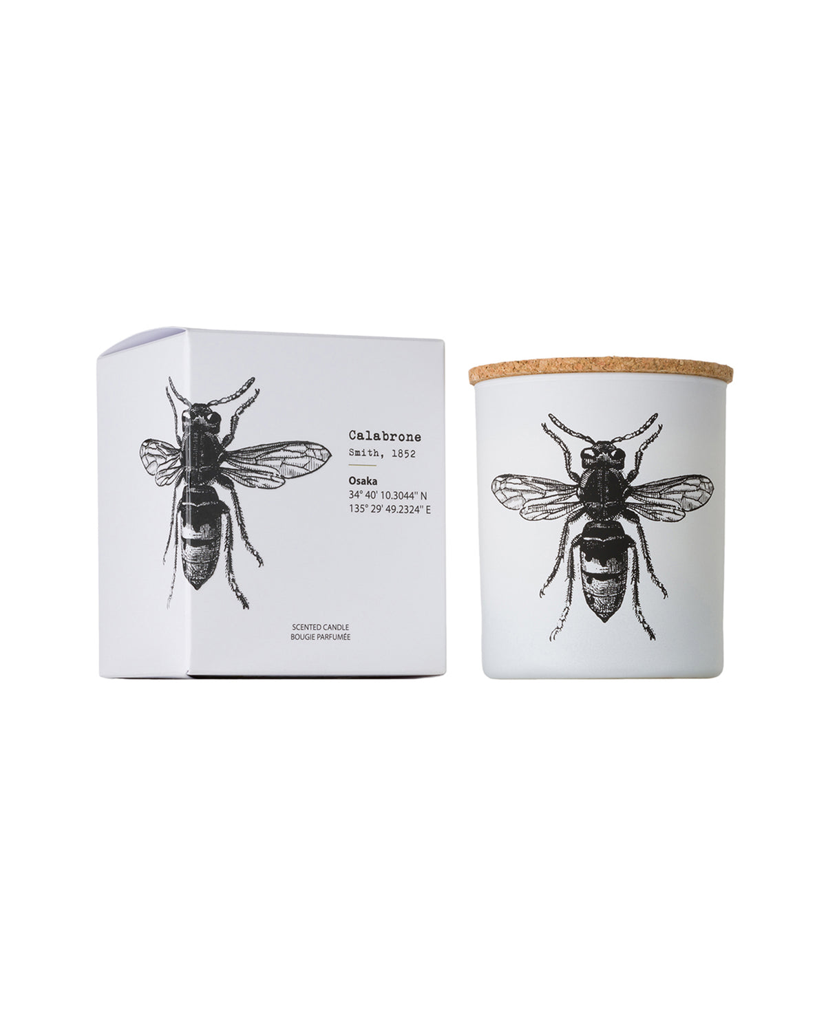 Candle in Jar INSECT Wood Wick 7oz Calabrone