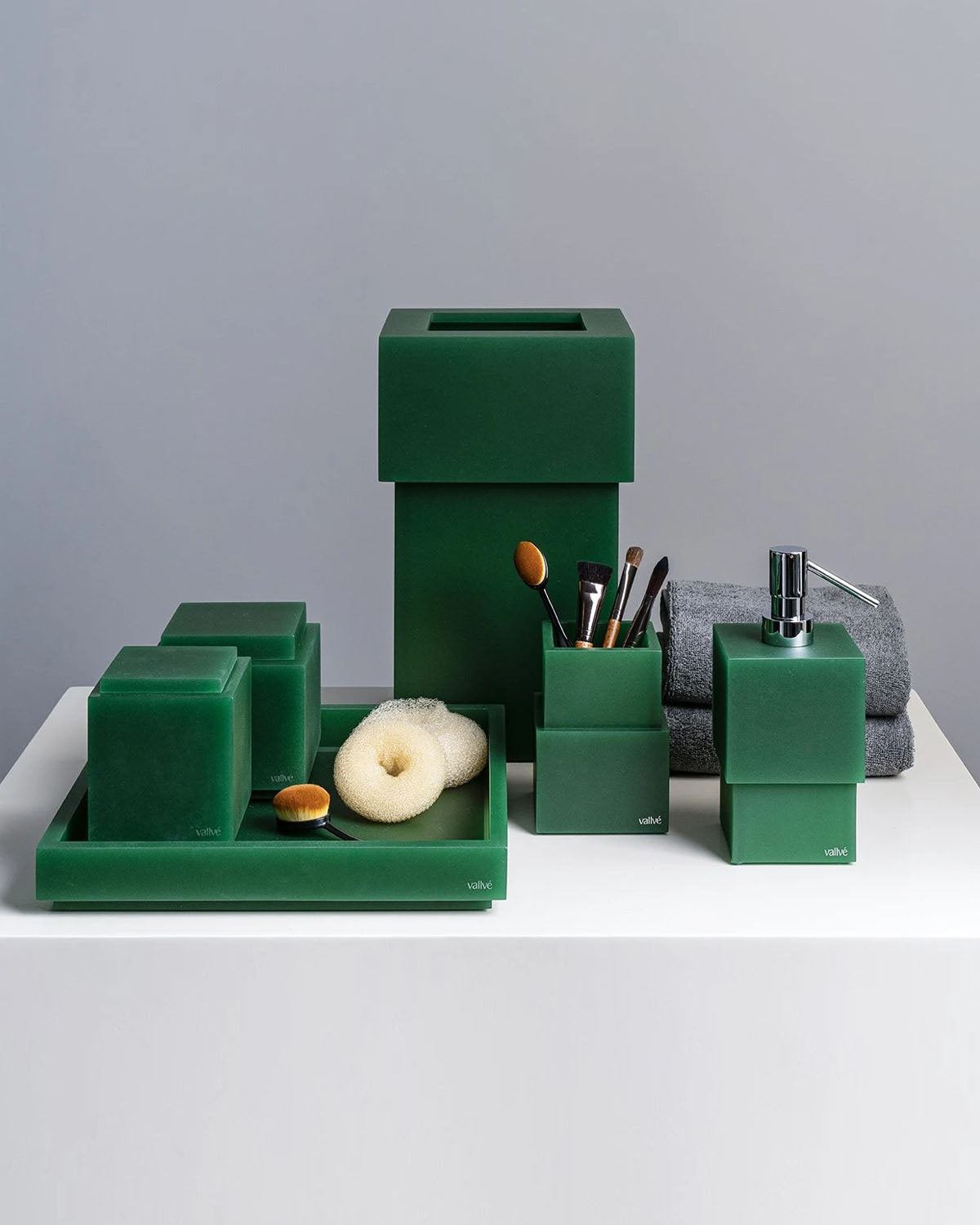 Cotton Holder METRO Emerald Green