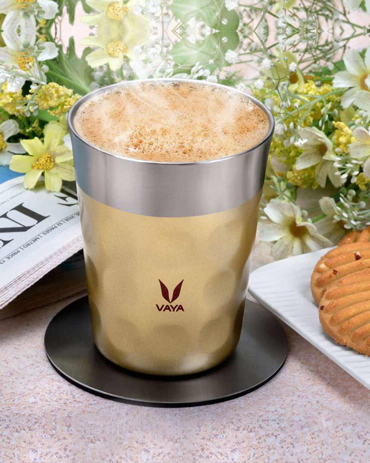 Vaya Pop Cup - 8.5 fl.oz - Gold