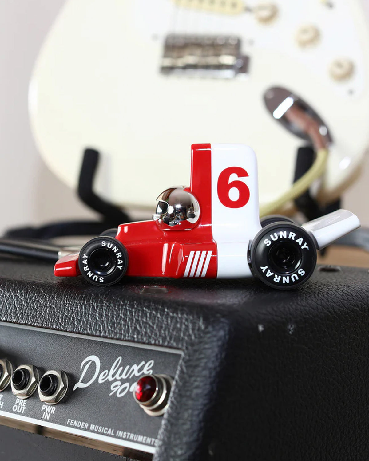 Car VELOCITA Red/Chrome