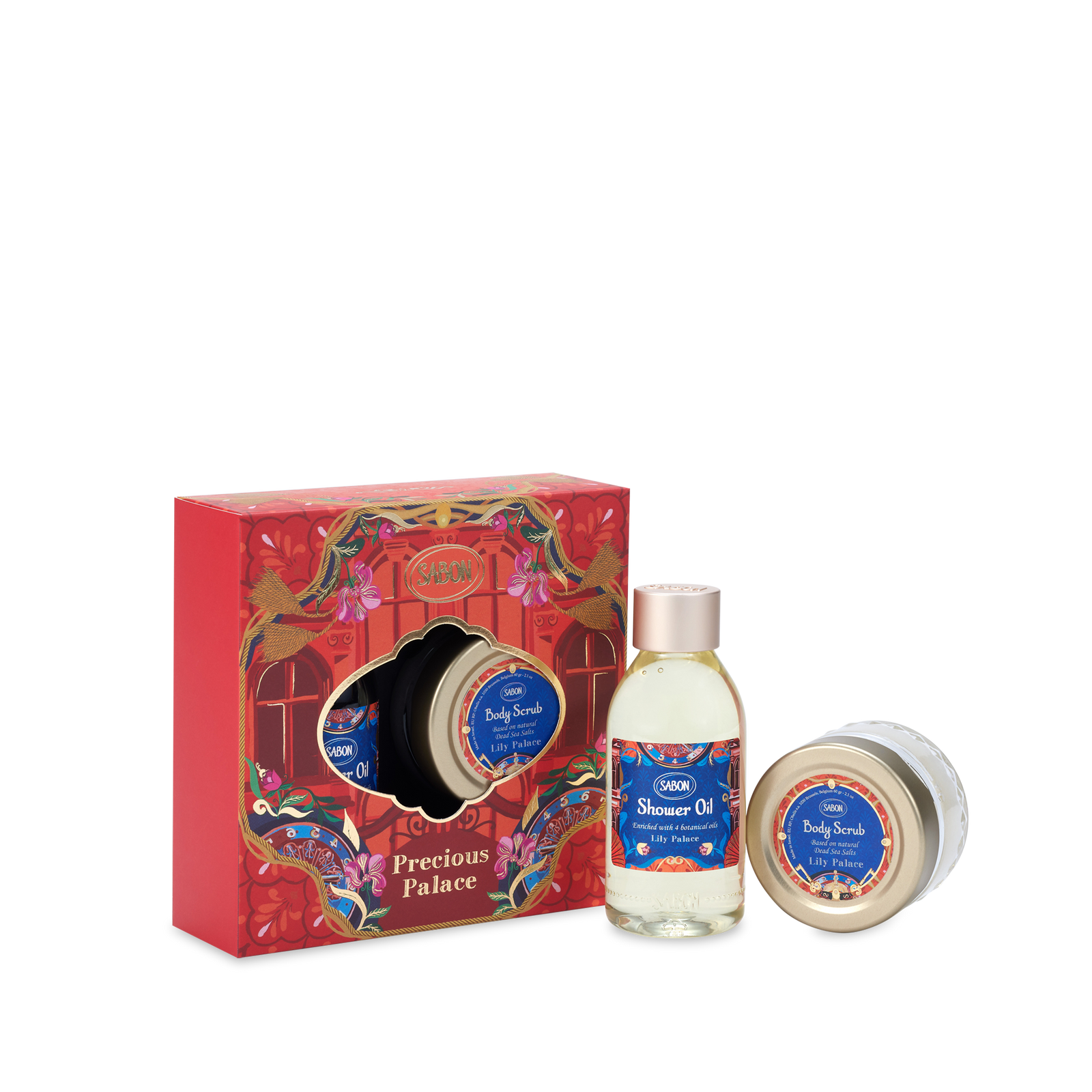 Shower Oil & Body Scrub - Lily Palace Kit