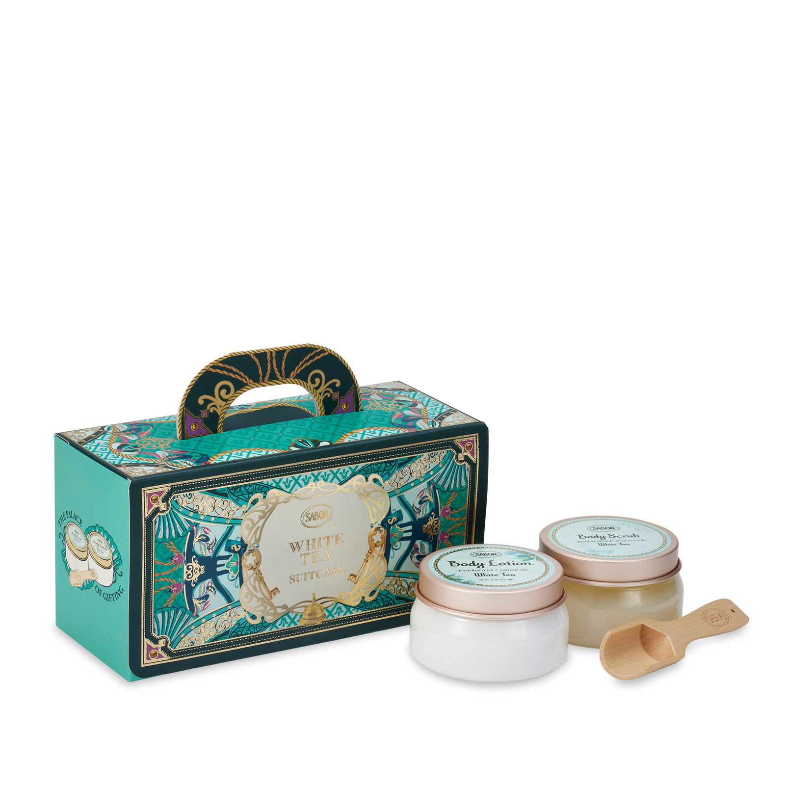 White Tea Lily Palace Suitcase Kit