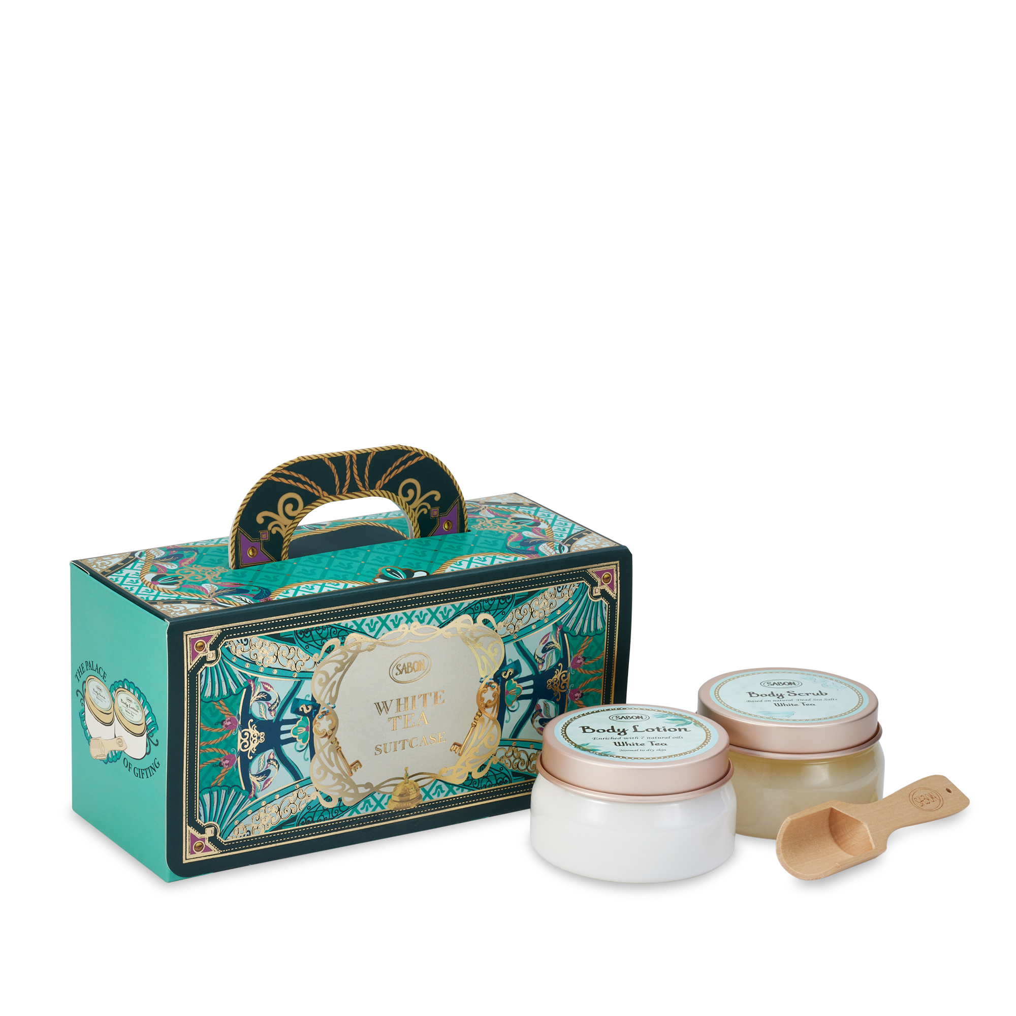 White Tea Lily Palace Suitcase Kit