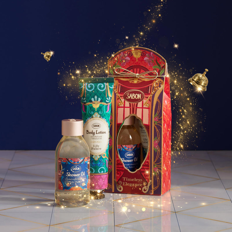 Shower Oil & Body Lotion - Lily Palace Kit