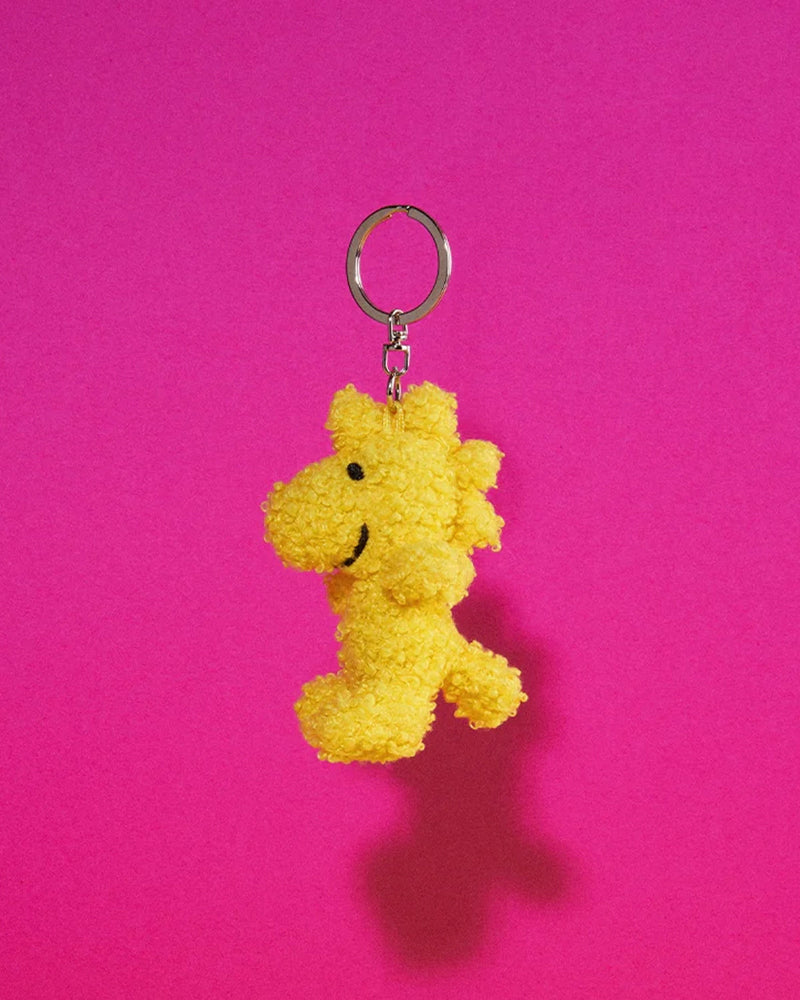 Keychain PEANUTS WOODSTOCK ECO Tiny Teddy Yellow 3"