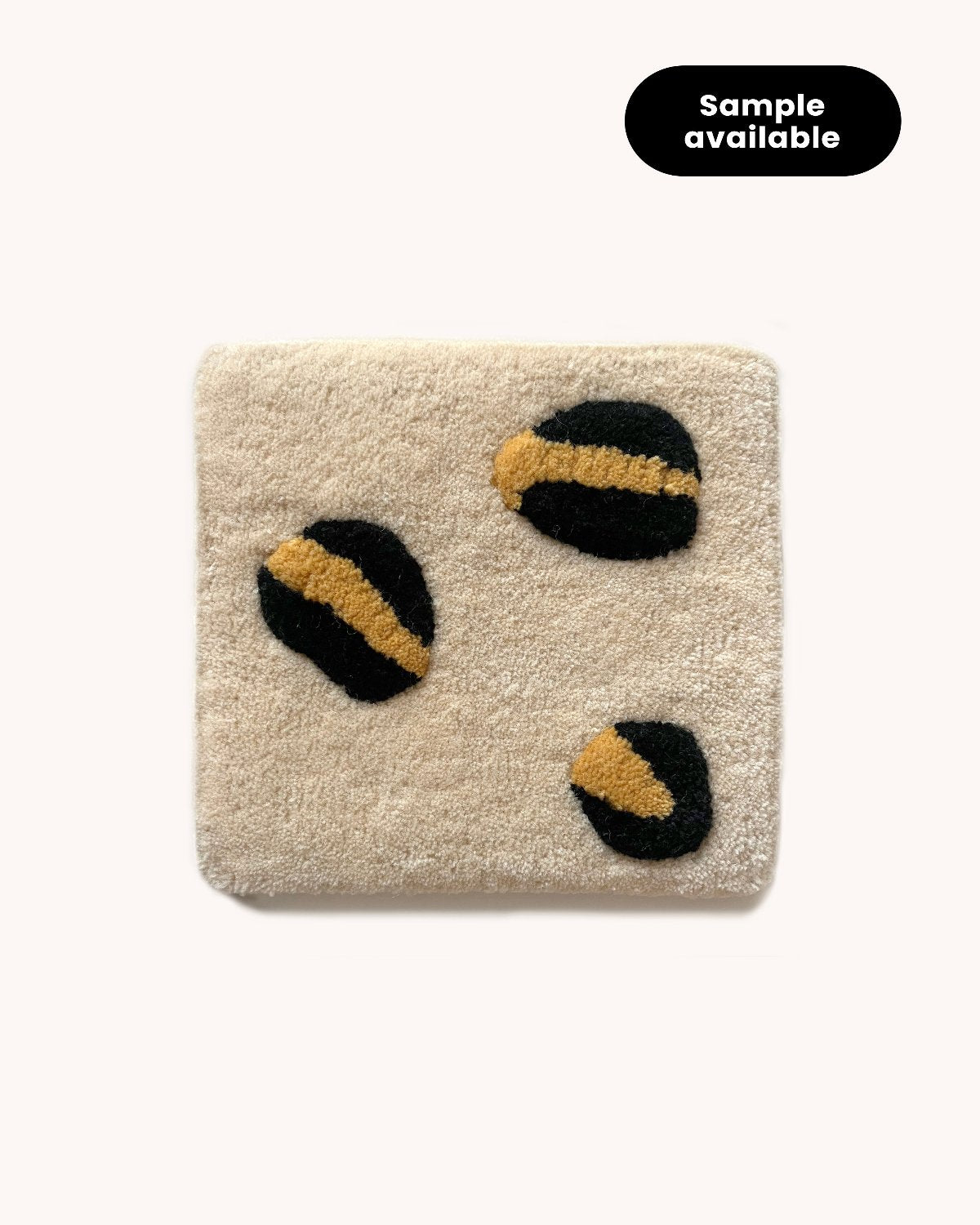 Rug LEOPARD Beige / Brown and Black Print 6.5 x 9.8ft