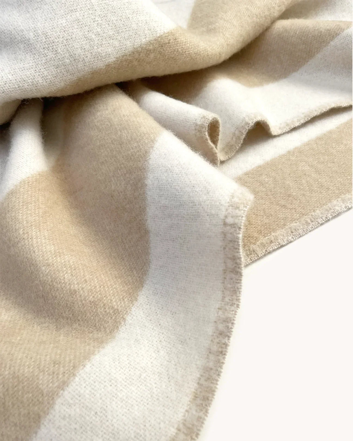 Maison Deux Blanket ROUGH STRIPE Sand