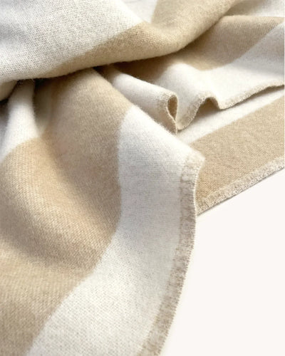 Maison Deux Blanket ROUGH STRIPE Sand