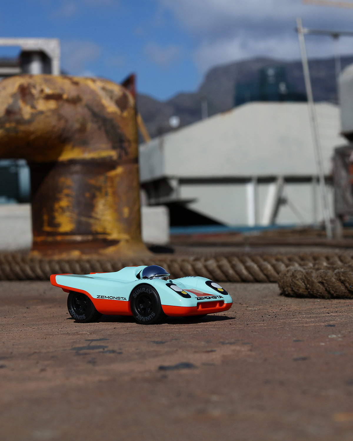 Car Mini ZEMONSTA Klaus Blue / Orange 6.6 in