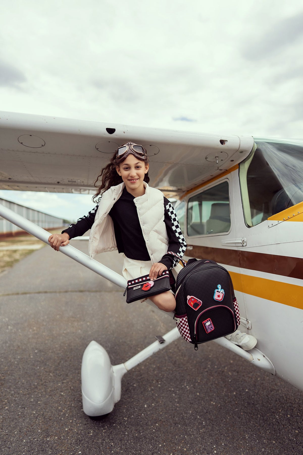 Starter Backpack Checkered Brick