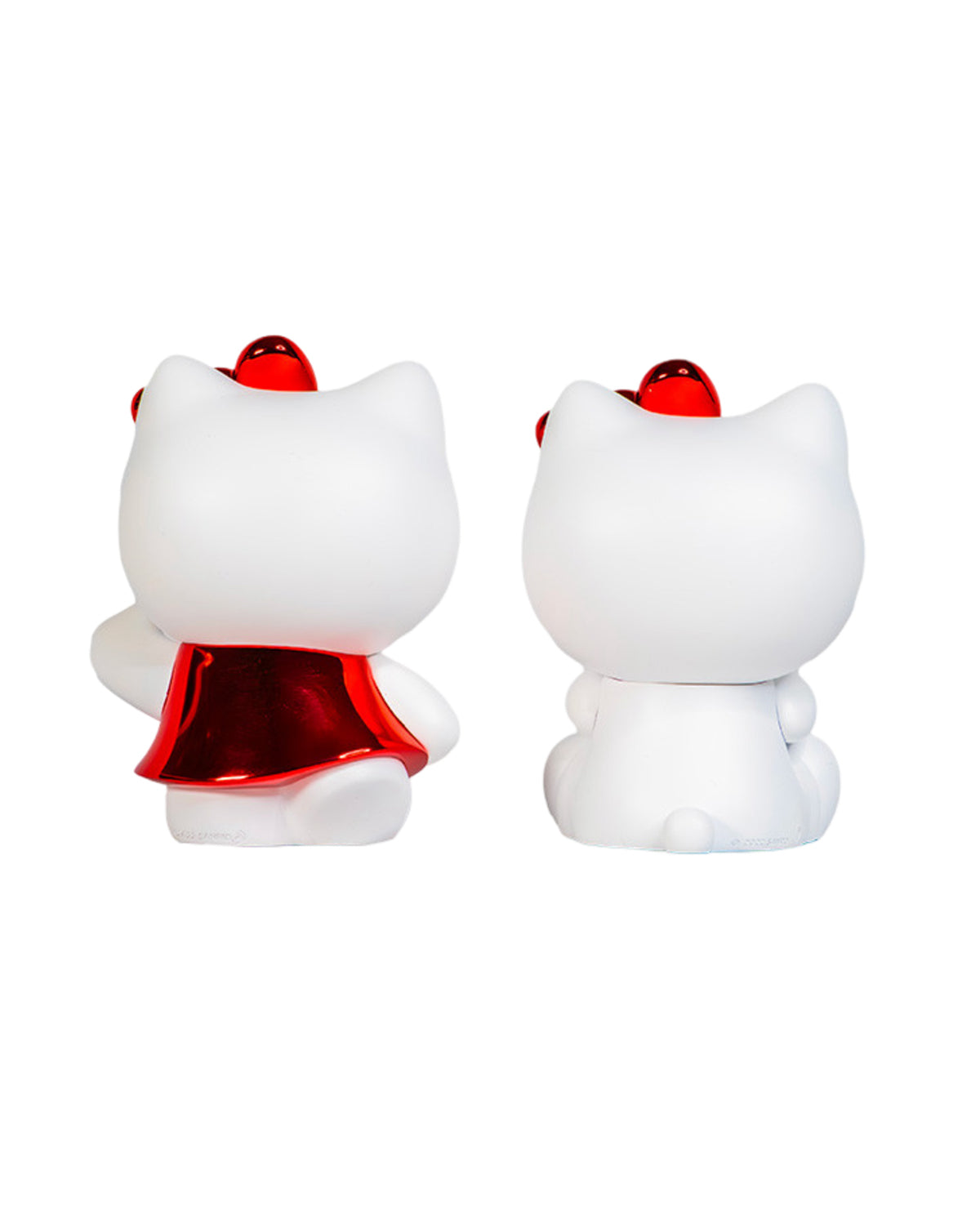 Set of Hello Kitty Apple & Dress - LD Studio - White & Chromed Red - 4  in
